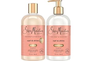 Shea Moisture Coconut & Hibiscus Curl & Shine Szampon i Odżywka, 786 g