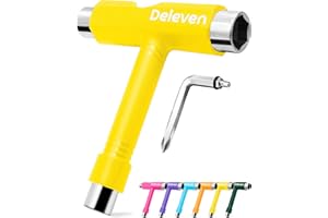 D DELEVEN Skateboard Tool Longboard Tool Clé Allen Roller Tool Clé de Skate Skate Tool Tools Skate Accesoire Skateboard Outils Skate Planche de Skate Jart Cle Skate Outil Skate Tool de Skate T Tool Longboard