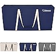 GoSports Canvas Cornhole Carrying Case - PRO Grade 4' x 2' Regulation Size - Choose Between Navy Blue, Gray and Natural Canvas Colors