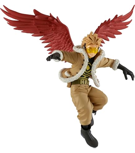 Lot De 2 Peluches My Hero Academia Bandai - Eijiro Kirishima & Hawks - 20 Cm - Neuf Japon