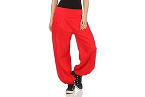 MALITO MORE THAN FASHION Malito Pantalones de Tela Pantalón Bombacho Ocio Deportes 17633 Mujer Talla Única