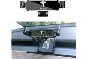 TOPABYTE Tesla samochodowy uchwyt na telefon model 3 Y Gravity kompatybilny ze wszystkimi telefonami od 4 do 6,5 cala