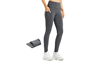 Libin Leggings Termici da Donna Inverno Leggings con Fodera in Pile Resistente all'Acqua Pantaloni Caldi Vita Alta Leggings da Trekking con Tasche