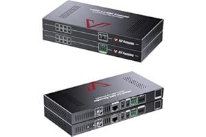 V AV ACCESS Extensor HDMI 4K ARC (HDBaseT) hasta 70m/230 pies, 4K a 60 Hz con HDR10 y 3D, Audio S/PDIF, Canal de Retorno de Audio, Gestión EDID, HDCP 2.2, PoC Bidireccional + IR + RS232, a Través de Cat 5e/6/7