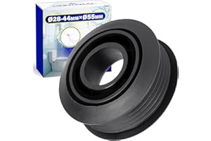 Connector Ø28-44 mm x Ø55mm for Connecting The Toilet to The Flush Pipe - MONTERAL