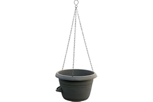 Plastia – Petit Jardin à réserve d’Eau Siesta ø 35 cm, Anthracite