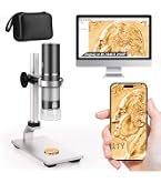 Kabelloses Digitales Mikroskop, 50- Bis 1000-fache Vergrößerung, WiFi-USB-Mikroskopkamera mit 8 LED-Leuchten, Tragbares Mikroskop für PC, Tablet, Smartphone Kabelloses Digitales Mikroskop, 50- Bis 1000-fache Vergrößerung, WiFi-USB-Mikroskopkamera mit 8 LED-Leuchten, Tragbares Mikroskop für PC, Tablet, Smartphone