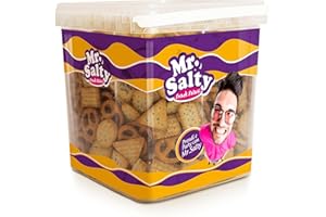 Mr.Salty Mr. Salty Snack da Aperitivo Party Mix Salatini Secchiello da 1 Kg Ideale per Aperitivi e Feste