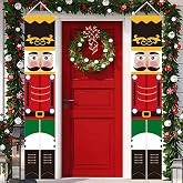 Hileyu Bannière Casse-Noisette Noël 180x30 Cm – Décoration Soldat Porche Porte Murale Intérieur Extérieur, Polyester Résistant