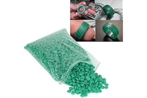 SONEW Duevin Perle di Cera per Gioielli - Stampo per Cera per iniezione, Perline in Cera per Gioielli - Strumenti Professionali per la rimozione dei peli, Articoli per la casa(Verde)