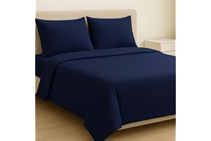 MAXIME MAISON - Completo Lenzuola Matrimoniali Cotone Made in Italy, Set Lenzuola Letto Matrimoniale Anallergiche con Federe Tinta Unita, Biancheria da Letto Certificata Oeko Tex Standard 100