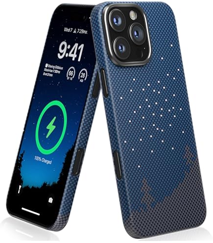 Memumi For IPhone 16 Pro Carbon Fiber Case With Wavy Texture, Sturdy - View #11