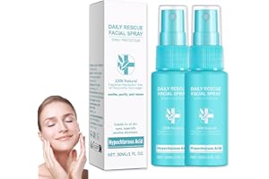 MATSIZEN 2 Piezas Spray Facial y de Piel con Ácido Hipocloroso Acido Hipocloroso Spray Facial para Hidratar y Proteger el Rostro y la Piel Adecuado para Pieles Secas