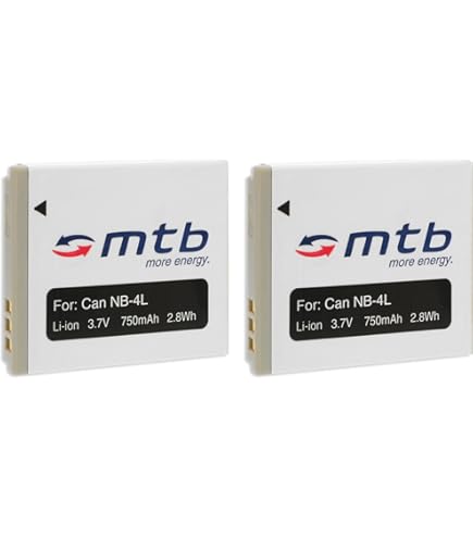 Batteria Heib Per Canon Digital IXUS 80 IS – Li-Ion 700 MAh 3,7V – Alternativa Di Alta Qualità Alla Originale