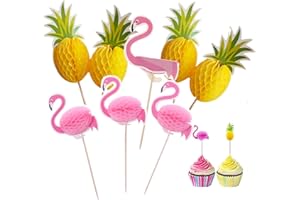 GRASSLANDY 100 Cake Topper Flamenco Una Vez Cake Topper Brochetas de Bambú para Cócteles Pinchos de Madera para Decoración de Fiestas para Tartas Decoración Cupcakes Cócteles Fruta Decoración Banquete de Boda