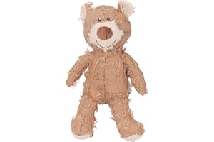 Srliya Juguete para Perros Chillón, Juguete de Peluche Irrompible para Perros, Oso Robusto Indestructible para Mascotas (Amarillo)