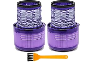 CHOKMAX Filtros de repuesto para aspiradora inalámbrica Dyson V11, V11 Torque Drive, V11 Animal, SV14, Reemplazar la pieza #970013-02 Filtro Hepa lavable y reutilizable, paquete de 2