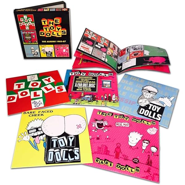 洋楽 Toy Dolls The Albums 1989-93 5CD Boxset The Albums 1989-93: 5cd Clamshell Boxset: The Toy Dolls, The Toy