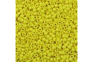 Bala&Fillic 6x9mm Light Yellow Pony Beads with Smooth Surface 1000pcs Crayon Color Craft Beads (Light Yellow)
