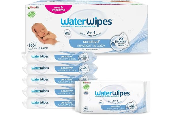 WaterWipes Original Baby Wipes 360 Count