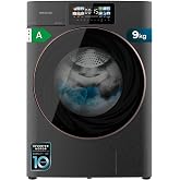Cecotec Washing machine 9 kg Front Load Self-Dose Bolero DressCode 9950 Autodose Inverter 3D Steel A. 1400 Rpm, Design Core M
