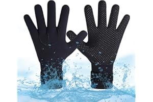 ABPOK 3mm Neoprene Diving Gloves Thermal Swim Anti-slip Gloves wear-resistant Gloves Water Sports for Men Women
