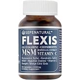 Sepe Natural Glucosamine Chondroitin MSM Boswellia Vitamin C 60 Kaps&uuml;l 1030 mg