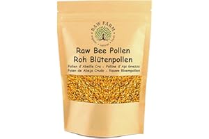 ‎RAW FARM ORGANIC NATURAL FRESH 1 kg Roh-Blütenpollen Granulat – 100% Natürlich & Unverarbeitet | Reich an Vitaminen, Mineralstoffen & Antioxidantien - Raw Farm