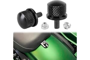 DREAMIZER Motorrad Sitz Schraube, Motorrad Sitzbank Schraube Hinteren Kotflügel Schrauben Kompatibel mit Harley Sportster XL883 1200 48 Touring Dyna Softail Glide, 1996-2019 (2 Schrauben+2 Muttern)