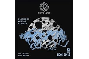 KNOBLOCH STRINGS - Cuerdas de Guitarra Española | LDN34.5 LUNA FLAMENCA Alta Tensión | Graves Oscuros LN | Nylon | Sonido Completo y Oscuro | Juego cuerdas para Flamenca y Clásica | Hechas en España