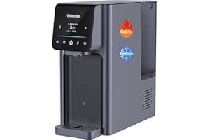 Waterdrop WD-A1 Osmosi Inversa Sistema da Banco, Erogatore di Acqua Calda e Fredda, Standard NSF/ANSI 58, Refrigeratore d'Acqua Senza Bottiglia, 6 Impostazioni di Temperatura