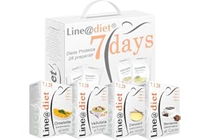 Sac complet Line@diet 7 jours, option: MIX C. 28 sachets de protéines, pendant une semaine, sans sucres ni glucides.
