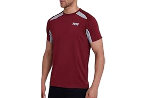 TCA T Shirt Sport Homme - Tee Shirt Homme Sport Respirant à Manches Courtes avec Performance Quickdry - T Shirt Homme Sport pour Running Musculation
