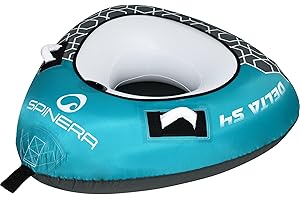 ‎SPINERA SPINERA Classic Towable Tubes, Wasserreifen. Donut & Triangle Design. 420D Nyloncover, gepolsterte Griffe mit Neopren, Verschiedene Größen für Kinder & Erwachsene