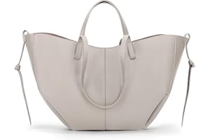 ACUYE, Borsa tote in pelle da donna, borsa a tracolla a forma di mezzaluna, borsa da lavoro