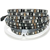 Tesfish LED Streifen 5m RGBW – Farbwechsel Lichtband Für Zimmer, Küche & Deko | 300 LEDs, 24V