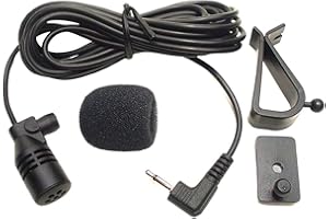 XIXIXIAXIA 2.5mm Microphone Assembly Mic for Car Vehicle Head Unit Enabled Stereo Radio GPS DVD for Pioneer (2.5mm)