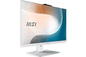 ‎MSI MSI Modern AM242P 1M-1206DE - All in One PC, Intel Core 3 Prozessor 100U, 24 Zoll, FHD (1920x1080), 256GB SSD, 16GB DDR5, Webcam, Windows 11 Pro, Weiß