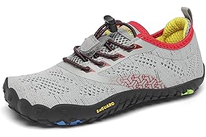 SAGUARO Minimalistas Barefoot Zapatillas de Trail Running Niños Zapatillas de Deporte Transpirables para Exterior Interior