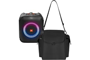 Hzycwgone Tasche für JBL Partybox Encore Essential, Partybox Encore Essential Schutzhülle, tragbar, für Reisen, Tragetasche mit Schultergurt (Schwarz)