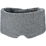 Store2508 Cotton Sleep Mask Blackout Comfortable & Breathable Eye Mask for Sleeping Adjustable Blinder Blindfold Airplane wit