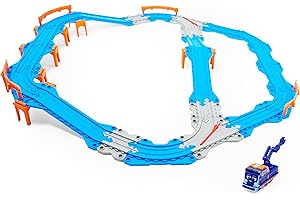 Mighty Express - Coffret Rails + Train Milo - Circuit De Train Avec Locomotive De Milo Le Mecano - Jouet Inspiré De La Série - Aventures Animées À Rail-Ville - Jouet Enfant 3 Ans Et +