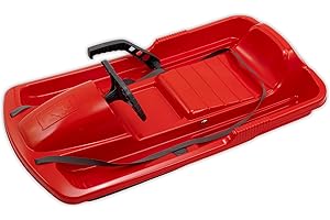 KHW | Lenkschlitten Snow Fox | | TÜV-geprüft | Made in Germany | ausgefeiltes Lenksystem & griffsicheres Lenkrad | kälte- und lichtbeständiger Kunststoff | der Hingucker auf jeder Piste