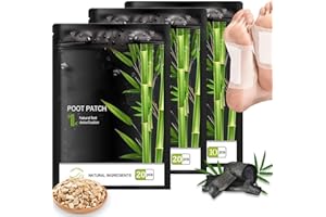 YGACHE Detox Pflaster 50 StüCk Deep Cleansing Foot Pads Natural Cleansing Foot Pads Entgiftungspflaster FüßE KöRper Entgiften FußPflaster Mit Bambusessig Und Ingwerpulver FüR Hilfe Schlafen Und Stressabbau
