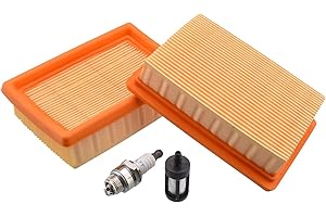 CANCANLE Filtro Aria Candela Filtro Carburante per STIHL BR340 BR340L BR380 BR420 BR420C SR340 SR420 soffiatore codice: 4203141 0301