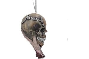 Nemesis Now Metallica 'Sad But True' wisząca ozdoba 10,8 cm, oficjalnie licencjonowany towar Metallica, opaska rockowa, dekoracja bożonarodzeniowa, odlewana z najlepszej żywicy, fachowo ręcznie