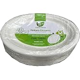 Roll-Up Nature Ecological Cardboard Paper Disposable Oval Plate - 20x26 Cm. - 1 Package of 50 Pieces