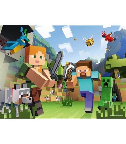 Ravensburger Puzzle Minecraft Colección 4x100 Bumper Pack, 4 Puzzle de – Toy Planet Ravensburger Puzzle Minecraft Colección 4x100 Bumper Pack, 4 Puzzle de – Toy Planet
