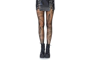 Leg Avenue - Collant a rete da donna Dark Alternative