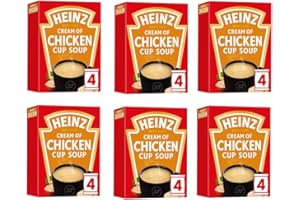 PONLEE Heinz Cream of Chicken Cup Soup 6 x 68g (24 Sachets)